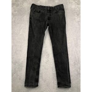 True Religion Jeans Men 36x32 (Tag 38) Black Geno Relaxed Slim Denim